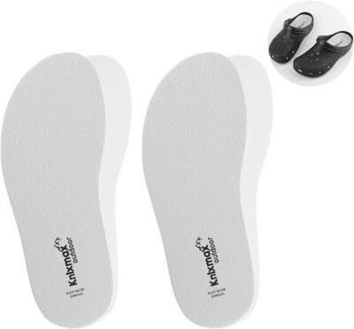 Plantillas de exterior Knixmax para insertos Crocs Comfort 2 pares talla UK 11/12