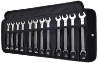 SW-Stahl GabelringschlüSsel 12Tlg Set 8- 19Mm Ratsche Maul SchlüSsel Feinzahn