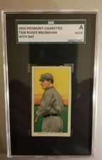 1910 T206 Piedmont ROGER BRESNAHAN - BATTING - St. Louis - SGC Authentic 