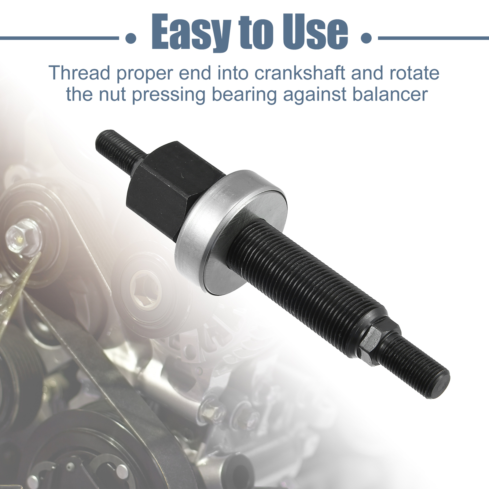 Pack of 1 For Chevy SBC BBC Engine Auto Harmonic Balancer Installation