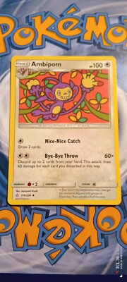 Pokémon TCG Ambipom Sun & Moon - Cosmic Eclipse 170/236 Regular Uncommon-NM