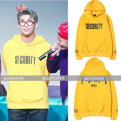rap monster security hoodie