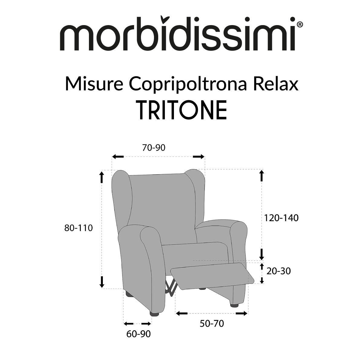Copri Poltrona Con Braccioli Copripoltrona Relax Reclinabile