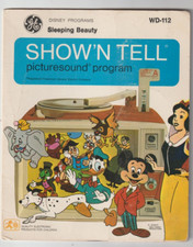 SLEEPING BEAUTY Disney WD-112 GE Show N Tell Picture Sound Program 1960's