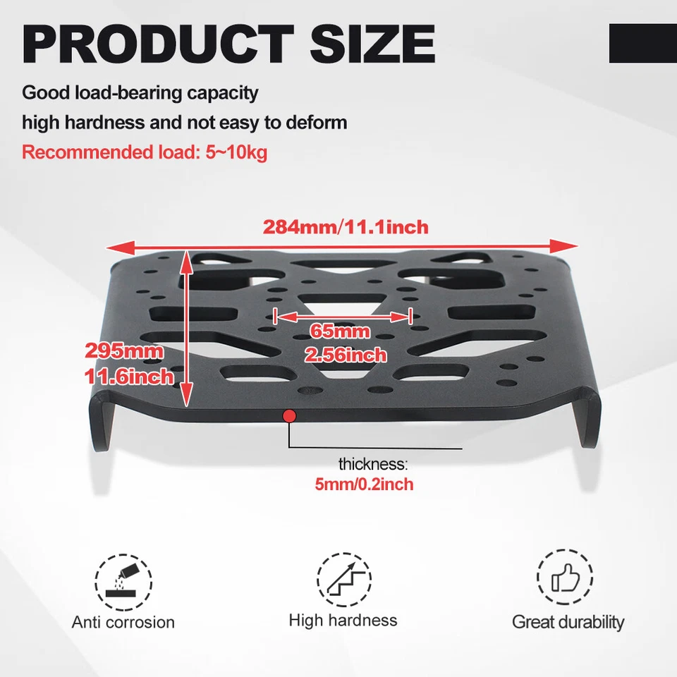 Fit For YAMAHA V-MAX 1700 2009-2020 Motorcycle Rear Luggage Rack Bracket Carrier - Image 4 of 4