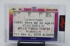 2022 Leaf Pop Century CHER Vintage Concert Ticket to the Show Music Icon Card