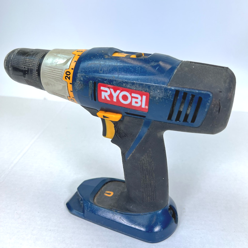 Ryobi P204 Cordless Drill Blue 18VDC 1 