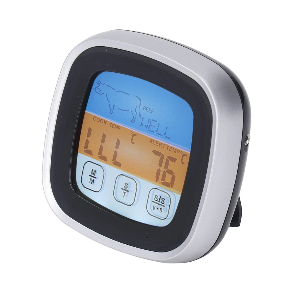 Digital Meat Thermometer LED Display Accurate Reading Meat Temperature Gauge