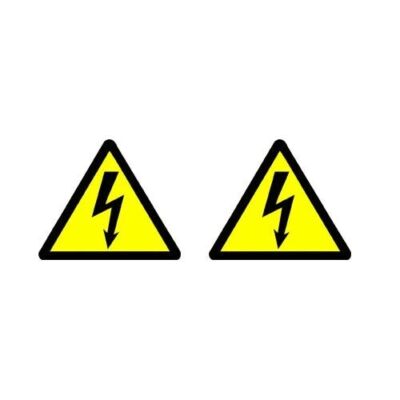 Danger High Voltage Warning Sign Sticker caution electricity electric Decal
