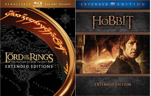 The Lord Of the Rings Extended Trilogy & The Hobbit Extended Trilogy 24 Blu Ray - Picture 2 of 4