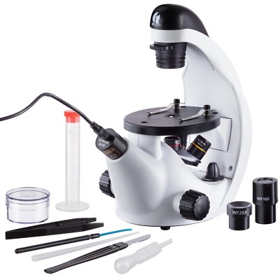 IQCrew Science Discovery Series Line Inverted Microscope w 3MP Digital Eyepiece
