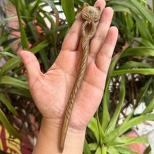 Sandalwood Hair Stick Carved Wooden Hairpin Chinese Style Vintage Style Bun Pin