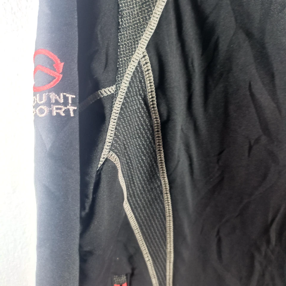 The Plus Mountain Hardwear Black Conduit Jacket SoftShell Full Zip Coat - Image 3 of 4