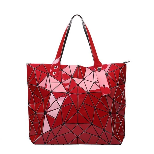 New Women's Reflective Bag | Geometric Casual Shoulder Handbag - Picture 21 of 25