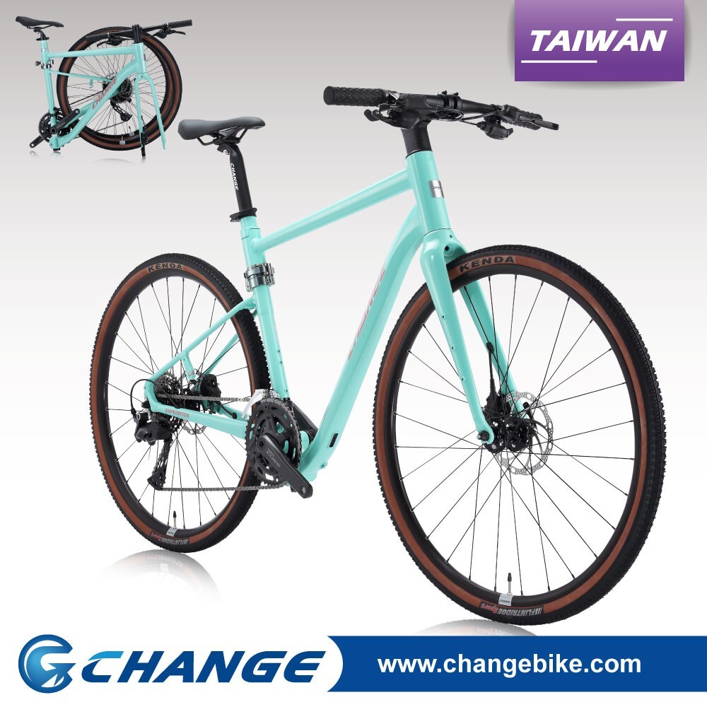 Folding Bike Gravel Bicycle Tour Cycle Shimano 20S E-Bike Kit Ready GF-102G  49cm