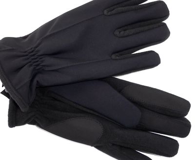 Totes ISOTONER Nylon/Elastane/Fleece Black Multi Winter Gloves Size M
