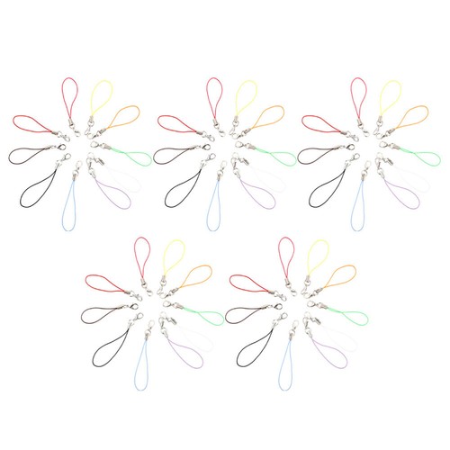 50 Pcs Lobster Buckle Rope Claw Clasp Cords DIY Lanyards Jewelry Material