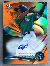 2022 Bowman Platinum George Feliz Orange Refractor RC Rookie Autograph /25