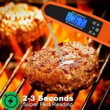 1pc LIKEPAI Instant Read Meat Thermometer For Kitchen Cooking, Ultra Fast Precis