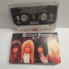 Britny Fox Lot Of Cassette Tapes Boys In Heat Some Distress Audio Music
