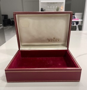 red rolex box