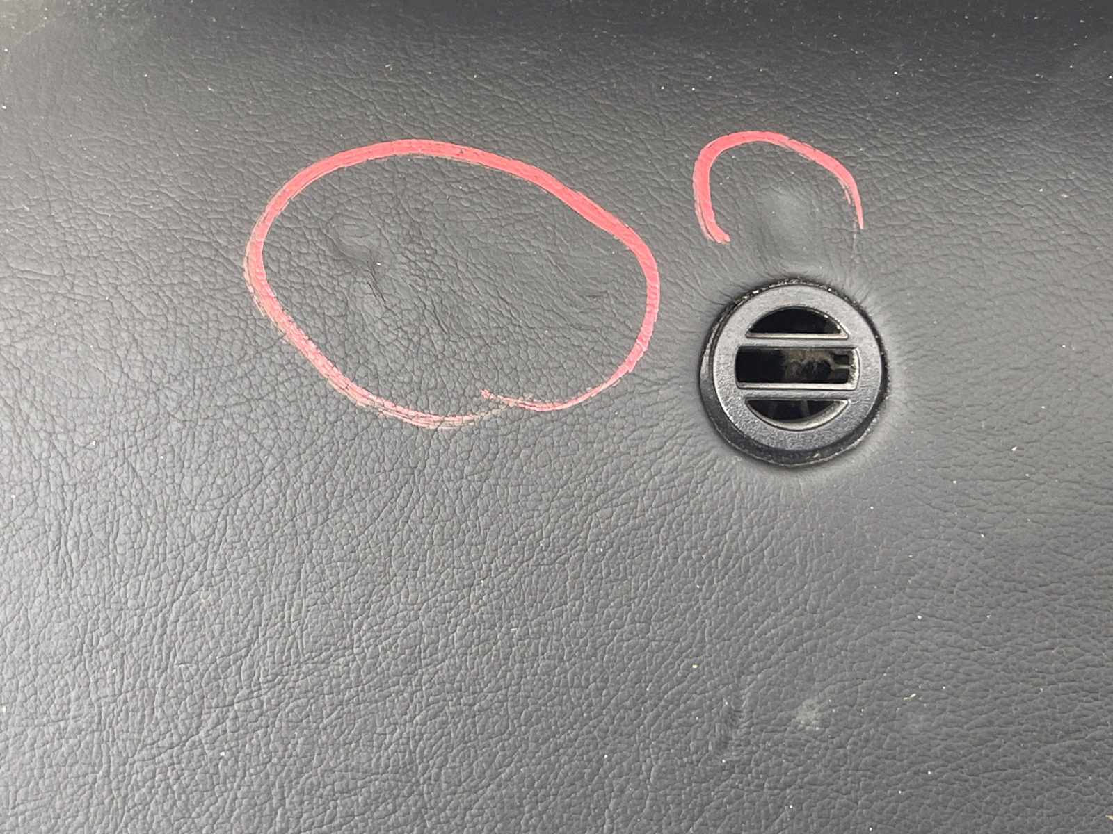 2020-2023 MCLAREN GT FRONT LOWER DASHBOARD TRIM PANEL COVER BLACK LEATHER OEM
