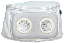 Jammypack X Jammy Blank Fanny Pack Two Audio Speakers Hip Utility One Size White