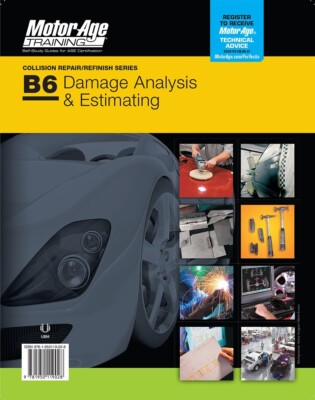 PRINTED BOOK MotorAge ASE Test Prep Collision B6 Damage Analysis Study Guide