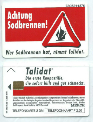D/NL 2 DM Merck - Achtung Sodbrennen (TK 095.95) NEU ** MINT
