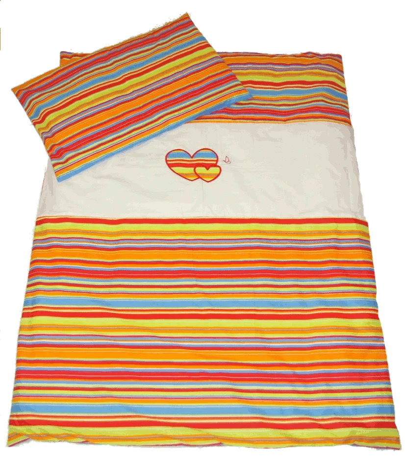 BABY'S COMFORT TOLLES 4-TEILIGES SET BETTDECKE + KISSEN + BEZÜGE FÜR KINDERBETT / KINDERBETT