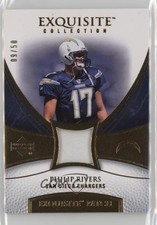 2007 Upper Deck Exquisite Collection 9/50 Philip Rivers #EP-PR Patch h8k