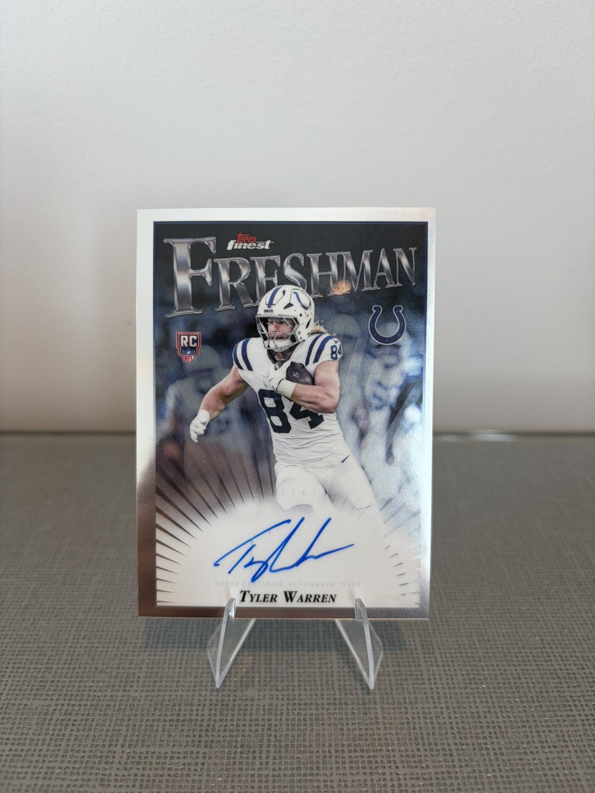 Tyler Warren Topps Finest Freshman Autographs #FFATW Base