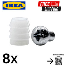 IKEA MALM HEMNES Bed Slat Support Plastic Sleeve & Screw ┃102267 x 8 ┃105163 x 8