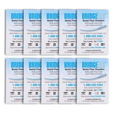 FLOSSAID BridgeAid Threaders 2 packs of 50 100 Threaders