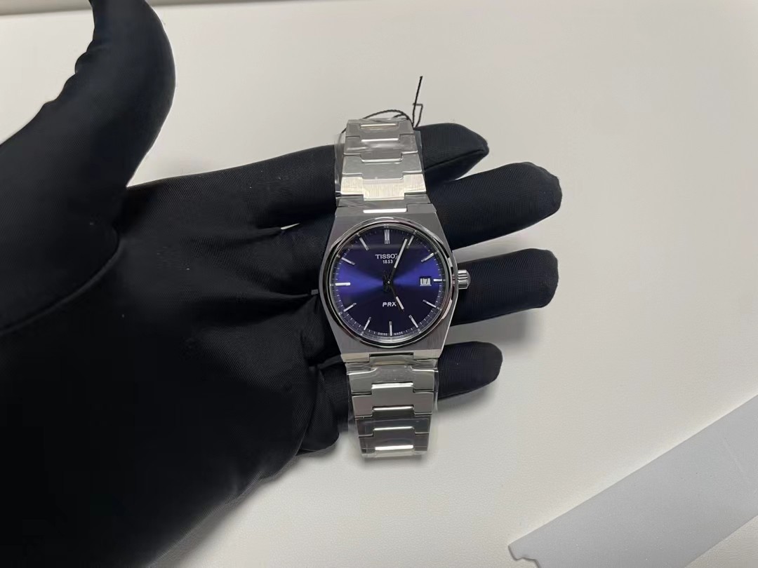 TISSOT PRX クォーツ　ブルー　おまけ付き converted-T137.210.11.041.