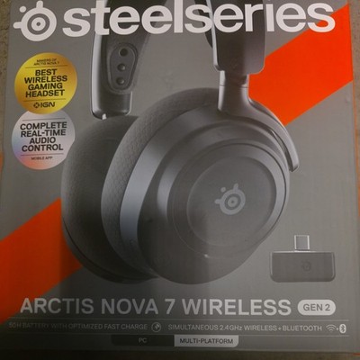 SteelSeries Arctis Nova 7 Gen 2 Wireless - Brand New - Black