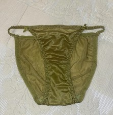 VINTAGE Panty by JOLIE INTIMATES SZ S/5 STRING BIKINI SHEER NYLON PANTIES P35