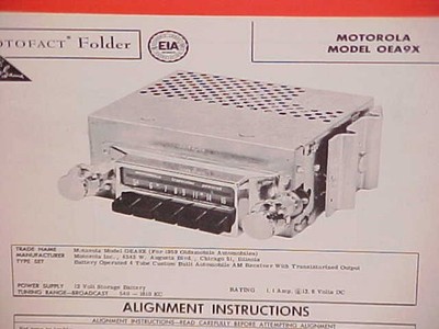 1959 OLDSMOBILE 98 SUPER DYNAMIC 88 CONVERTIBLE AM RADIO SERVICE SHOP MANUAL 3