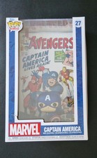Figura Funko POP Cómic Cubierta Marvel Vengadores Capitán América N27