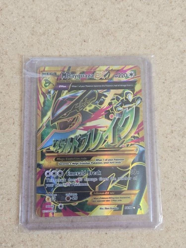 M Rayquaza EX (Shiny Full Art) 98/98 XY - Ancient Origins Holo