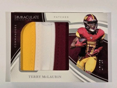 Terry McLaurin 2025 Immaculate  3 Color Patch /25 Washington Commanders
