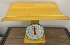 Vintage Hanson Brand Nursery Baby Scale Model 3025 Metal 1950's