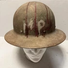 Vintage WW2 Army Corp Of Engineers Military MP Helmet Hard Hat Shipyard Original