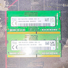 SK hynix 16GB 2x8GB DDR4 260-Pin SO-DIMM PC4-3200AA Non-ECC HMAA1GS6CJR6N-XN