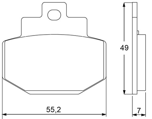 Plaquettes de frein Ar, Av Ga ou Av Dr Motos Hyosung GV 650 Aquila