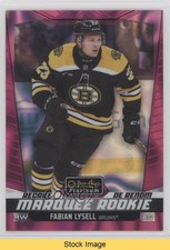 2024 O-Pee-Chee Platinum Marquee Rookies Pink Magma Fabian Lysell #216 READ 16p7