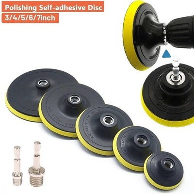 3-7 Inch  Backing Pad Polishing Plate With 10/14mm Thread Adapter