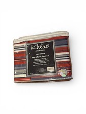 Khlae Collection 100 Cotton 6 Pieces Sheet Set 800 Count King Size New