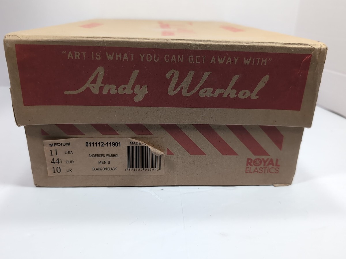 Royal Elastics Andy Warhol Collection Limited Edition Anderson Shoes 11M EUC These size 13 shoes are a collaboration between Royal  main image 3