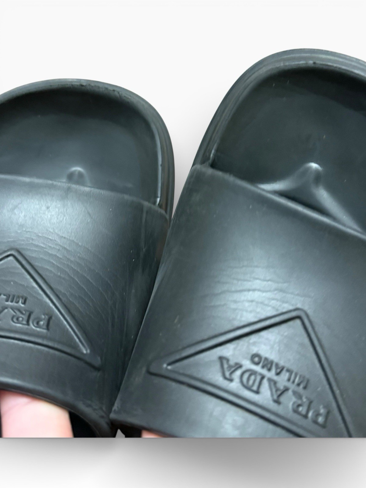 Authentic Prada Soft Rubber Slides - image 8